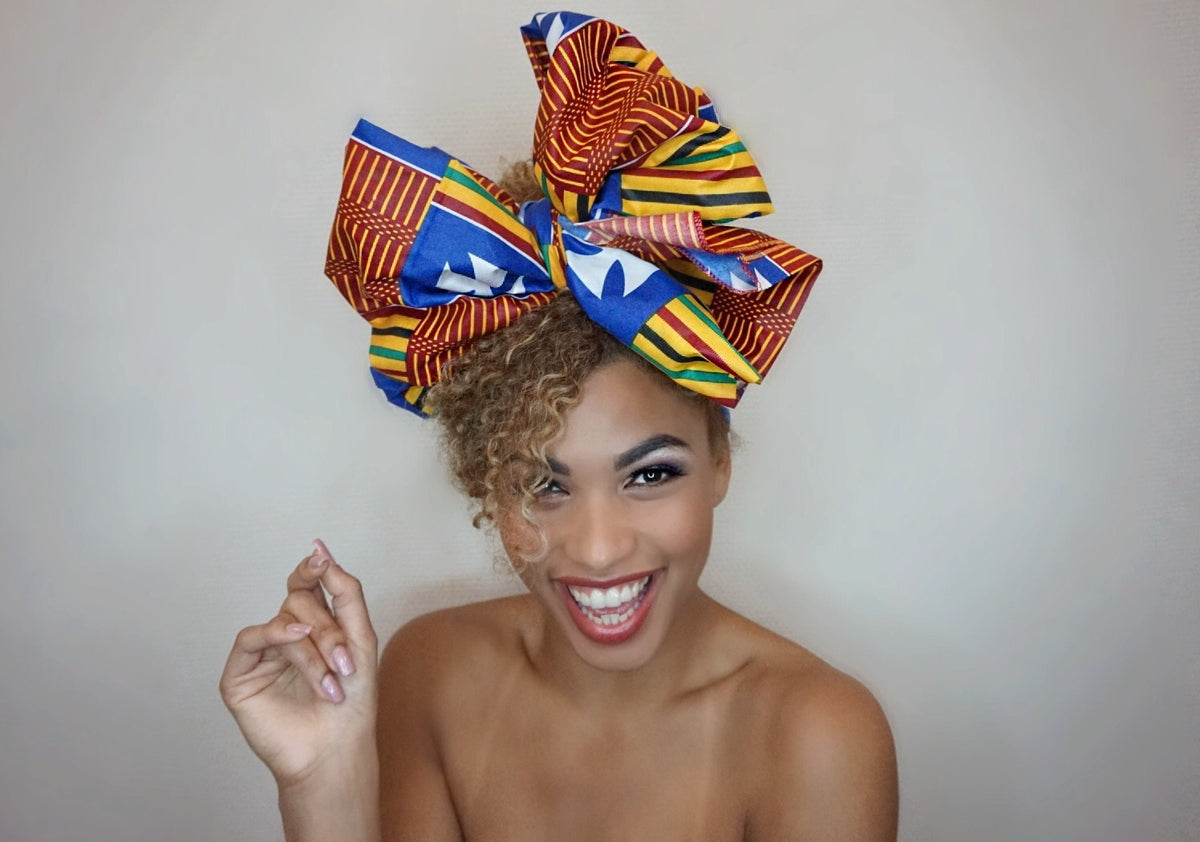 Headwrap Cross & Stripes